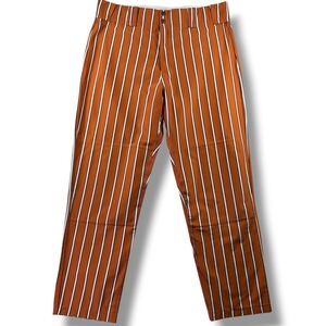 Worth Mens XL Baseball Pants Burnt Orange White Striped WMHP Adult Softball XL